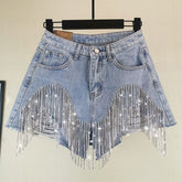 SAINT CHIC Pants 26 SPARKLE Denim Shorts